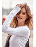 Damen-Set mit Bügelfaltenhose und Bluse, Schwarz und Weiß FI680 – Online-Shop – Boutique